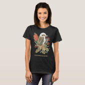 T-shirt Australian Kookaburra and Wildflowers (Devant entier)