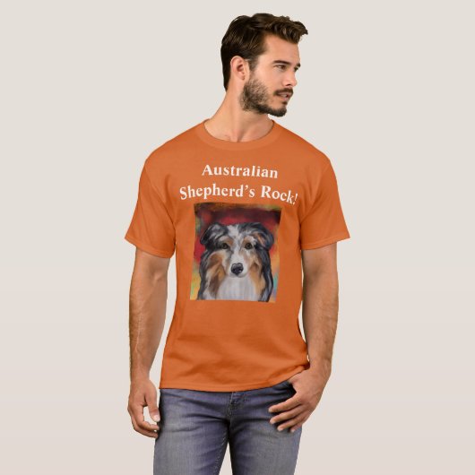 T-SHIRT AUSTRALIAN SHEPHERD (Devant entier)