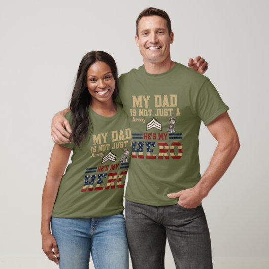 T-shirt Australian Shepherd Army Sergeant Dad (Unisexe)