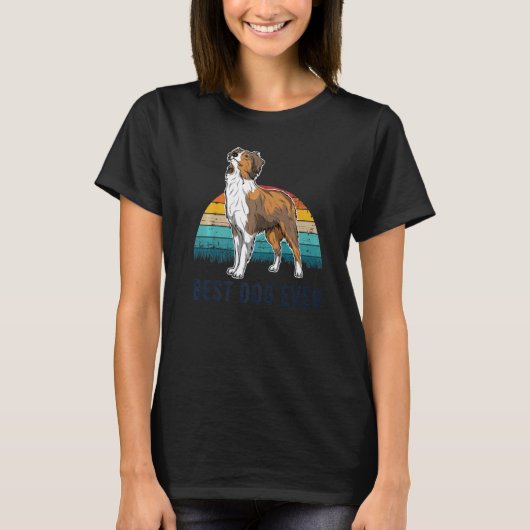T-shirt Australian Shepherd Aussi Dog Breed 95 (Devant)