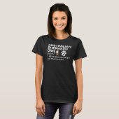 T-shirt Australian Shepherd Girl Definition Aussie (Devant entier)