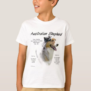 T-shirt Australian Shepherd History, Tout sur les Australi