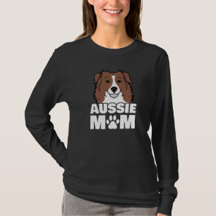 T-shirt Australian Shepherd Maman Chien Paw