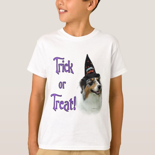 T-shirt Australian Shepherd Trick (Devant)