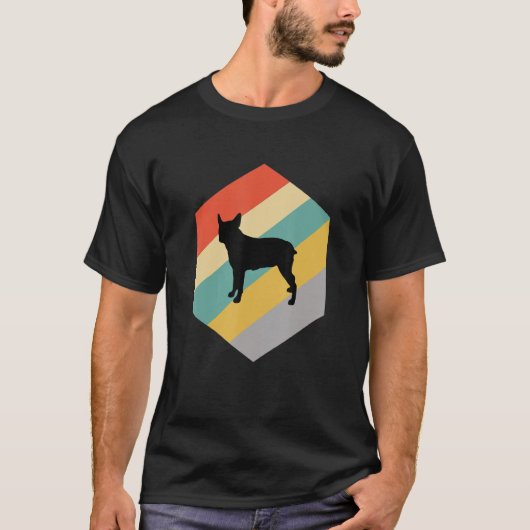 T-shirt Australian Stumpy Tail Cattle Dog Conception Vinta (Devant)