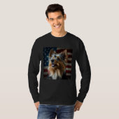 T-shirt Australian Terrier 4th of July  Australian Terrier (Devant entier)