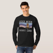 T-shirt Australian Terrier Hike More Worry Less Graphic Hi (Devant entier)