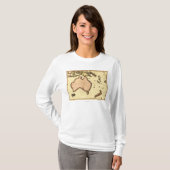 T-shirt AustraliaPanoramic MapAustralia (Devant entier)