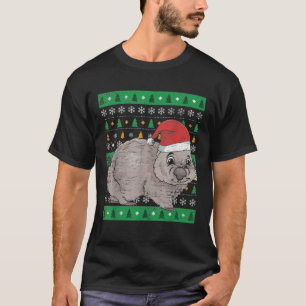 T-shirt Australie Animal Wombat Vilain Noël Essentiel T