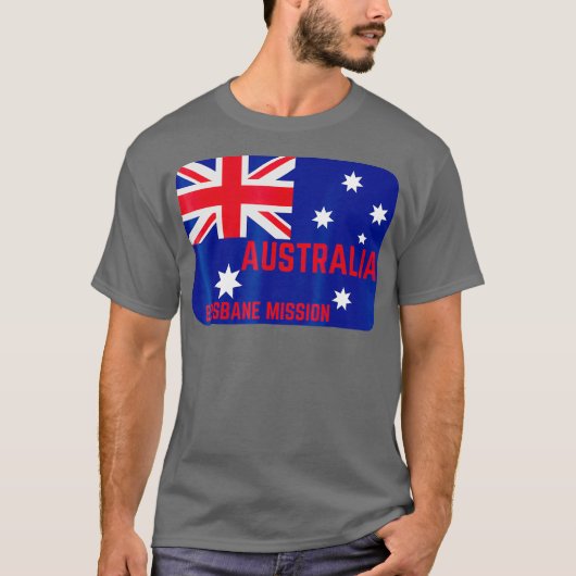 T-shirt Australie Brisbane LDS Mormon Mission (Devant)