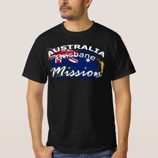 T-shirt Australie Brisbane Mormon LDS Mission (Devant)