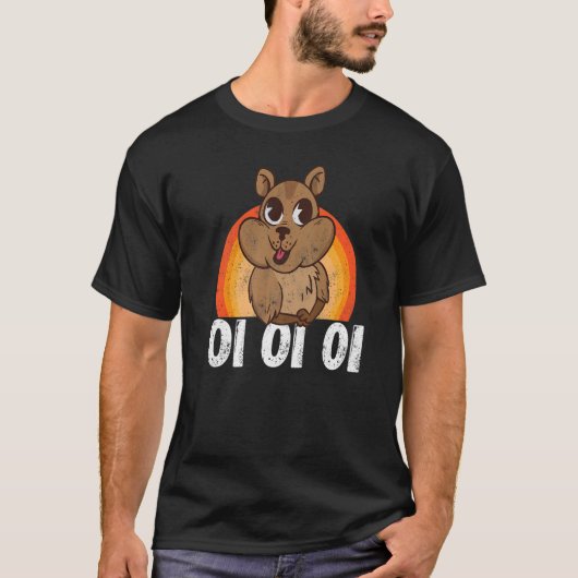 T-shirt Australie Cheval Australien Wombat animal mûre Aus (Devant)