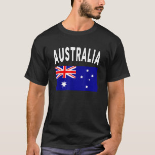 T-shirt Australie Drapeau Australien Ozzie Pride Hommes Fe