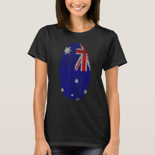 T-shirt Australie Drapeau Empreinte Il Dans Mon Dna Austra