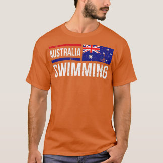 T-shirt Australie Équipe de natation Compétitif Aussie Dra
