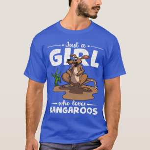 T-shirt Australie Femmes Outback Girls Zoo Animal Kangaroo