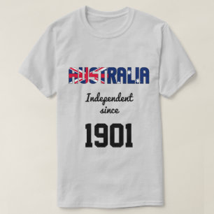 T-shirt Australie Fête de l'indépendance du drapeau