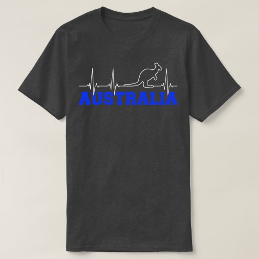T-shirt Australie fréquente kangourou (Design devant)