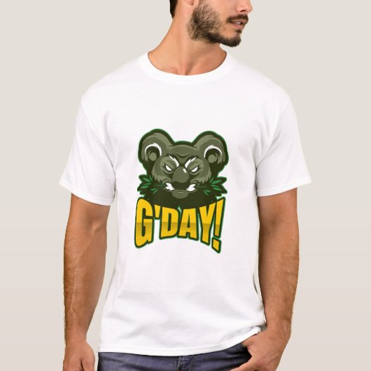 T-shirt Australie, Gday, Kola, Aussie Spirit (Devant)