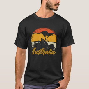 T-shirt Australie Kangaroo Aussie Hommes Femmes Enfants