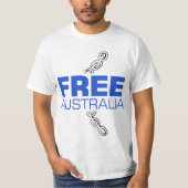 T-shirt Australie libre (Devant)