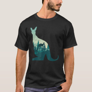 T-shirt Australie Paysage zoo animal zoo animal Kangaroo