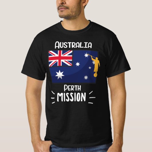 T-shirt Australie Perth Mormon LDS Mission (Devant)