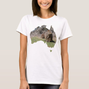 T-shirt Australie Plan Forme Quokka Grass