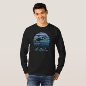 T-shirt Australie Plongée Great Barrier Reef Plongeur (Devant entier)