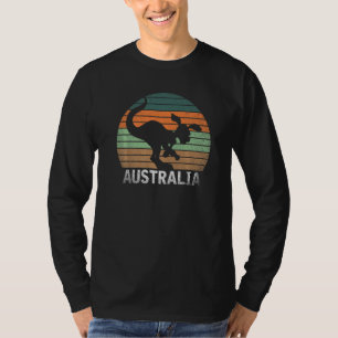 T-shirt Australie rétro Kangaroo Aussie Animal Australie
