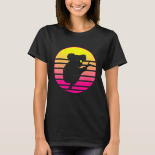T-shirt Australie Retro Koala Oear Silhouette coucher de s