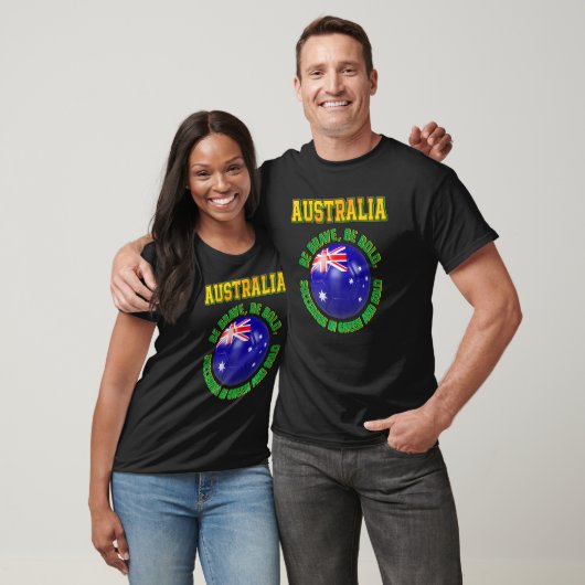 T-shirt Australie Slogan pour les fans australiens de l'éq (Unisexe)