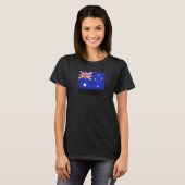 T-shirt Australie Soccer Field Pays Drapeau Australian Pri (Devant entier)