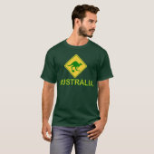T-shirt Australie Soccer Kangaroo (Devant entier)