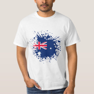 T-shirt Australie Souvenir Landmark, Australie Drapeau Voy