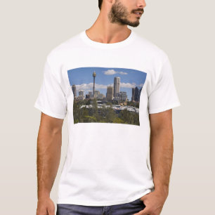 T-shirt Australie, Sydney, Potts Point. Skyline de Sydney.