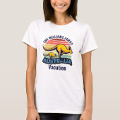 T-shirt Australie Voyage Kangaroo Sunset Custom Femmes (Devant)