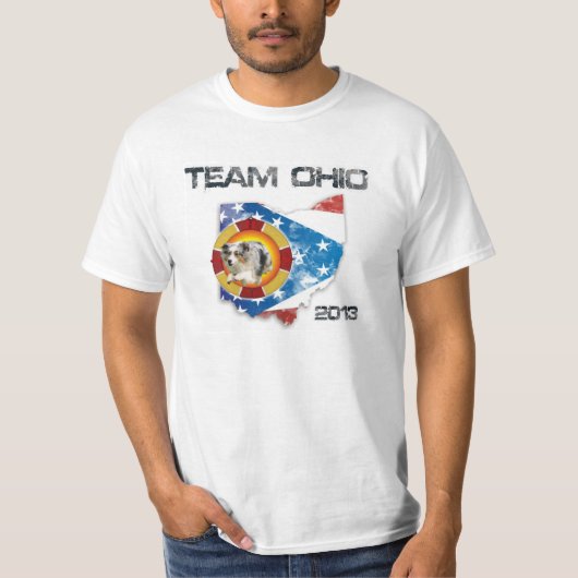 T-shirt australien de "Élijah" de berger (Devant)