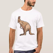 T-shirt australien de la faune de Kangaroo (Devant)