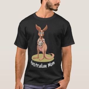 T-shirt Australien Kangaroo Maman Australien Kangaroo