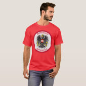 T-shirt Austria Coat of Arms Circle Shape (Devant entier)
