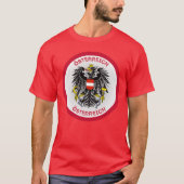 T-shirt Austria Coat of Arms Circle Shape (Devant)