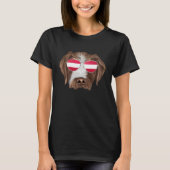 T-shirt Austrian Flag German Wirehaired Pointer Dog Austri (Devant)