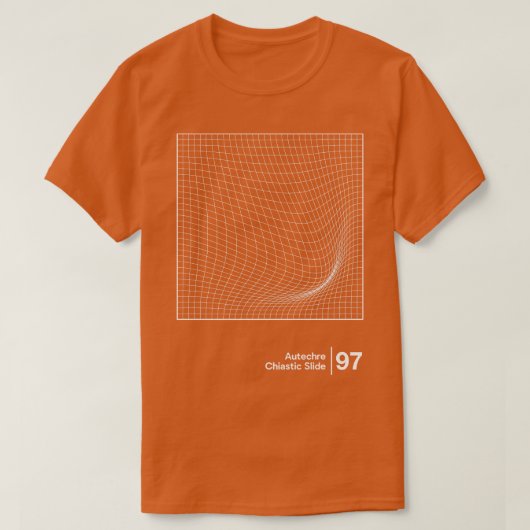 T-shirt Autechre Conception graphique graphique minimale 4 (Design devant)