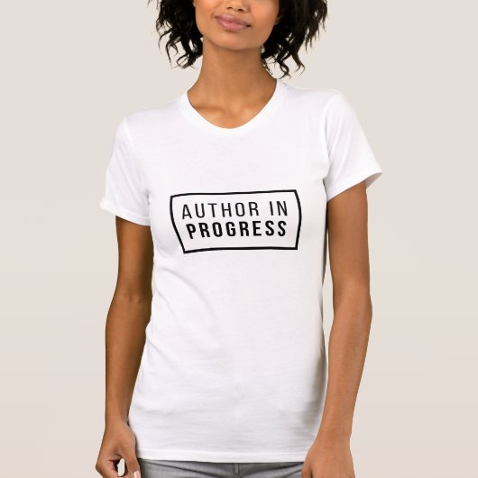 T-shirt Auteur en cours (Devant)