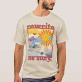 T-shirt "Auteur" Tee de baseball (Devant)