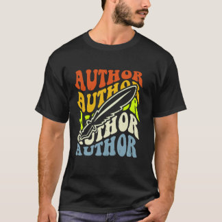 T-shirt Auteur vintage stylo Super écriture amour