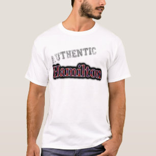 T-shirt Authentic Clan Hamilton Tartan Nom Design