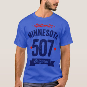 T-shirt Authentic Minnesota 507 Area Code