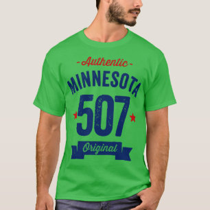 T-shirt Authentic Minnesota 507 Area Code